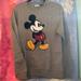 Disney Tops | Disney Mickey Mouse Crew Neck Sweatshirt | Color: Gray | Size: M