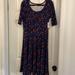 Lularoe Dresses | Brand New Lularoe Nicole | Color: Blue | Size: L