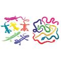 Baker Ross AG671 dehnbare Schlangen, 8 Stück, perfekt als Füller für Gastgeschenke-Tüten, sortiert & Stretch-Eidechsen - Spielzeug für Kinder als Mitgebsel und Preis beim Kindergeburtstag (8 Stück)