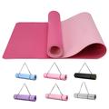 Good Nite Gymnastikmatte Yogamatte Fitnessmatte Rutschfest Trainingsmatte Sport Turn Matten Pilates Matte Bodenturnmatte Mit Tragegurt 183 x 61 x 0.6 cm (Rosa/Pflaume)