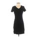 Old Navy Casual Dress - Mini: Black Solid Dresses - Women's Size X-Small Petite