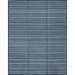 Black/Blue 142 x 107 x 0.04 in Area Rug - Longshore Tides Sheffield Contemporary Stripes Area Rug, Navy | 142 H x 107 W x 0.04 D in | Wayfair