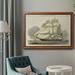 Longshore Tides Antique Clipper Ship II Premium Framed Canvas- Ready To Hang Canvas, Solid Wood in White | 36 H x 24 W x 2.5 D in | Wayfair