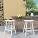 Rosalind Wheeler Waretown Patio Bar & Counter Stool Plastic in White | 29 H x 20.5 W x 17 D in | Wayfair 742F6A817BB04E97AF4B97F10784F1A8