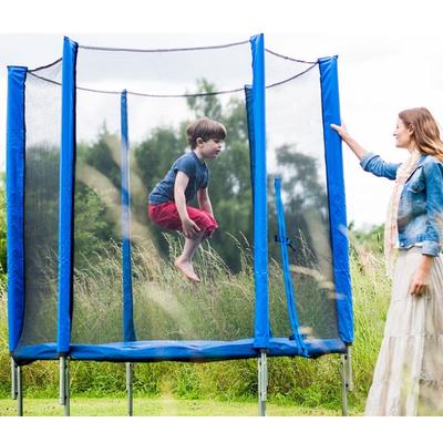 6ft Trampoline and Enclosure (Bl...