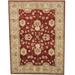 HERAT ORIENTAL Handmade Vegetable Dye Oushak Wool Rug (Afghanistan) - 5'7 x 7'4