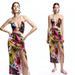 Zara Dresses | Blogger Favorite Zara Tropical Print Cut Out Dress | Color: Green/Pink | Size: M