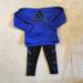 Adidas Matching Sets | Adidas Girls Outfit Size 3t | Color: Black/Blue | Size: 3tg