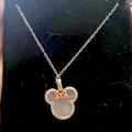 Disney Jewelry | Disney Mini Necklace | Color: Silver | Size: Os