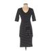 Philosophy Republic Clothing Casual Dress - Midi: Blue Print Dresses - Women's Size X-Small