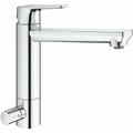 BauEdge - Mitigeur d'évier avec vanne d'arrêt, chrome 31696000 - Grohe