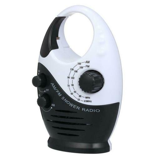 Wasserdichtes Duschradio Mini am fm Einstellbares Duschradio mit oberem Griff, geeignet für