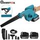 288VF 2 in 1 Aspiratore Soffiatore elettrico per foglie con 2 batterie senza fili