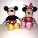 Disney Toys | Disney Ty Sparkle Mickey And Minnie Mouse | Color: Pink | Size: 6”