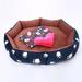 Tucker Murphy Pet™ Booma Doughnut Polyester/Cotton in Blue/Brown/White | 8.66 H x 47.24 W x 35.43 D in | Wayfair ED004EC4D2544D2E8D420BF8A1BDDB8A