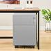 Inbox Zero Jerrius 2-Drawer Mobile Vertical Filing Cabinet Metal in Gray | 19.68 H x 11.81 W x 18.5 D in | Wayfair 516C3971E4E341F09F743CD4640DDBCC