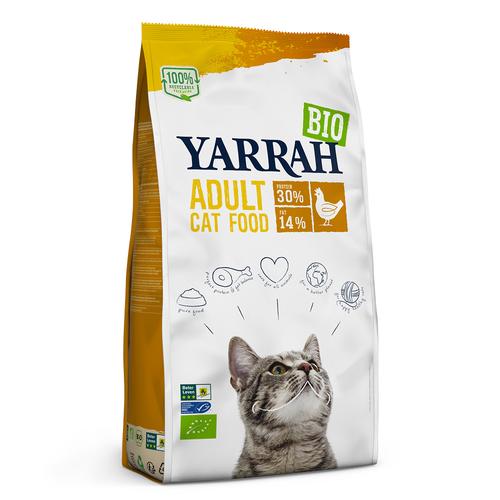 800g Yarrah Bio Katzenfutter mit Huhn Katzenfutter trocken