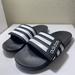 Adidas Shoes | Adidas Adilette Comfort Men's Slide Sandals Brand New Size 5 | Color: Black/White | Size: 5