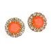 Kate Spade Jewelry | Kate Spade Secret Garden Orange Earrings | Color: Gold/Orange | Size: Os