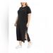 Michael Kors Dresses | Michael Kors Plus Size Maxi T-Shirt Dress | Color: Black | Size: 1x