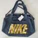 Nike Bags | New Nike Women's Gym Club Training Duffel Bag Blue Gold Do8318-454 | Color: Blue/Gold | Size: Os