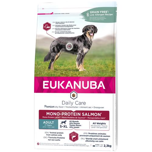 2,3kg Eukanuba Adult Mono-Protein mit Lachs Hundefutter trocken