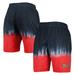 Men's Mitchell & Ness Navy/Red Philadelphia 76ers Hardwood Classic Authentic Shorts