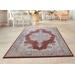 Luxe Weavers Nayara Collection 7158 Rose 5x7 Traditional Abstract Area Rug - Luxe Weavers 7158 Rose 5x7