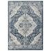 Luxe Weavers Euston Collection 8061 Blue 9x12 Modern Oriental Area Rug - Luxe Weavers 8061 Blue 9x12
