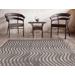 Luxe Weavers Madison Collection 9010 Beige 5x7 Contemporary Abstract Area Rug - Luxe Weavers 9010 Beige 5x7