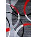 Luxe Weavers Victoria Collection 3895 Gray 7x10 Modern Abstract Area Rug - Luxe Weavers 3895 Gray 7x10