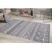 Luxe Weavers Manhattan Collection 6350 Grey 5x7 Modern Moroccan Area Rug - Luxe Weavers 6350 Grey 5x7