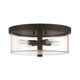 Craftmade Hailie 15 Inch 4 Light Flush Mount - 55684-FB