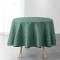 Nappe Ronde Imprimée Art Chic 180cm Vert