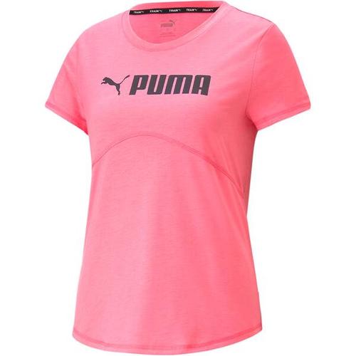 PUMA Damen Shirt Puma Fit Heather Tee, Größe S in SUNSET PINK HEATHER