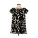 Kimchi Blue Casual Dress - Shift: Black Floral Dresses - Women's Size Small