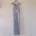 Athleta Dresses | Athleta Pink Lotus Blue Tie Dye Maxi Dress | Color: Blue | Size: S