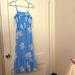 Jessica Simpson Dresses | Jessica Simpson Blue Floral Dress Size: M | Color: Blue/White | Size: M