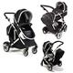 Kids Kargo Duel DS Baby & Tot Double Tandem Pushchair (Skinny Without Isofix Car Seat)