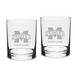 Mississippi State Bulldogs Personalized 14oz. 2-Piece Classic Double Old Fashioned Glass Set