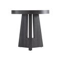 Bernhardt Trianon Side Table Wood in Black/Brown/Gray | 24 H x 24 W x 24 D in | Wayfair 314126B