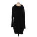 Old Navy Casual Dress - Sweater Dress: Black Solid Dresses - Women's Size X-Small