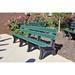 Frog Furnishings Adams Colonial Recycled Plastic Park Outdoor Bench Plastic | 33.5 H x 96 W x 25 D in | Wayfair PB8CEDCOLE08J