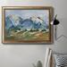 Loon Peak® Blue Mountain Peaks I Premium Framed Canvas- Ready To Hang Canvas, Solid Wood in Blue/Green/White | 27 H x 18 W x 2.5 D in | Wayfair