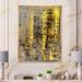 Orren Ellis Traditional Framed Canvas Wall Art Print_Yellow Metal in Gray/Yellow | 32 H x 24 W in | Wayfair DDD5E5A4908E459C81076561F2ED2C8B