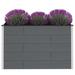 Red Barrel Studio® Raised Garden Bed Raised Flower Bed Plant Box Outdoor Planter Gray WPC Wood/Plastic in Brown | Wayfair