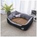 Tucker Murphy Pet™ Candy Color Dog Kennel Pet Kennel Pet Dog Bed Cotton in Black | 6 H x 27.5 W x 21.5 D in | Wayfair