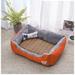 Tucker Murphy Pet™ Candy Color Dog Kennel Pet Kennel Pet Dog Bed Cotton in Orange | 6 H x 20 W x 15.7 D in | Wayfair