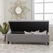 Latitude Run® Afraz Storage Ottoman Polyester in Gray | 16 H x 50 W x 19 D in | Wayfair ZPCD2152 39700181