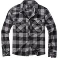 Brandit Check Shirt, black-grey, Size 4XL